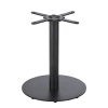 Pied de table professionnel en acier noir mat H60